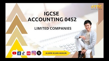 Y11 IGCSE ACCOUNTING 0452 | EP 6 LIMITED COMPANIES