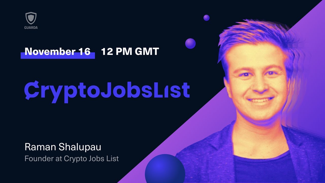 Interview with Raman Shalupau, founder @CryptoJobsList