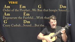 Rock The Casbah The Clash Bariuke Cover Lesson With Chordslyrics