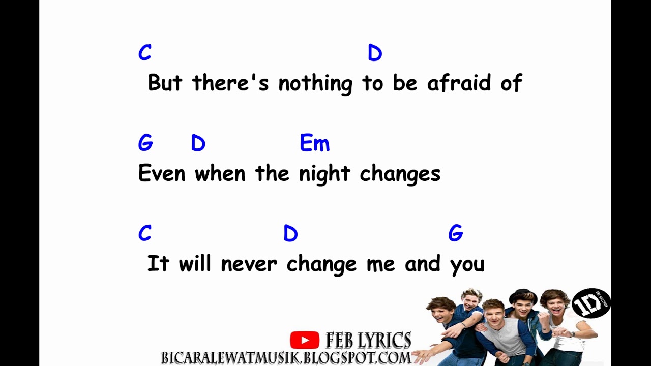 chord night changes