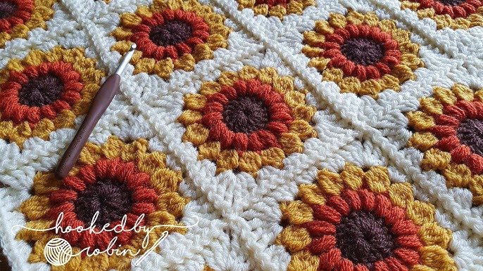 Crochet Colour Work Granny Squares — Hooked by Robin