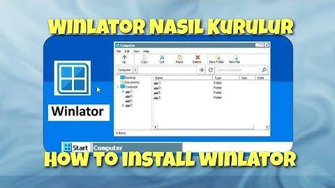 Winlator Nasıl Kurulur / How to install winlator
