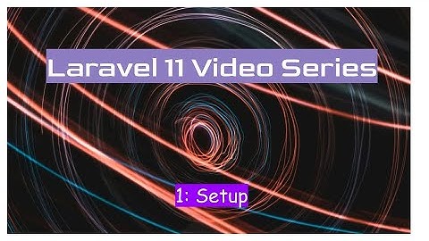 Laravel 11 Crash Course | Building a CRM | Setup