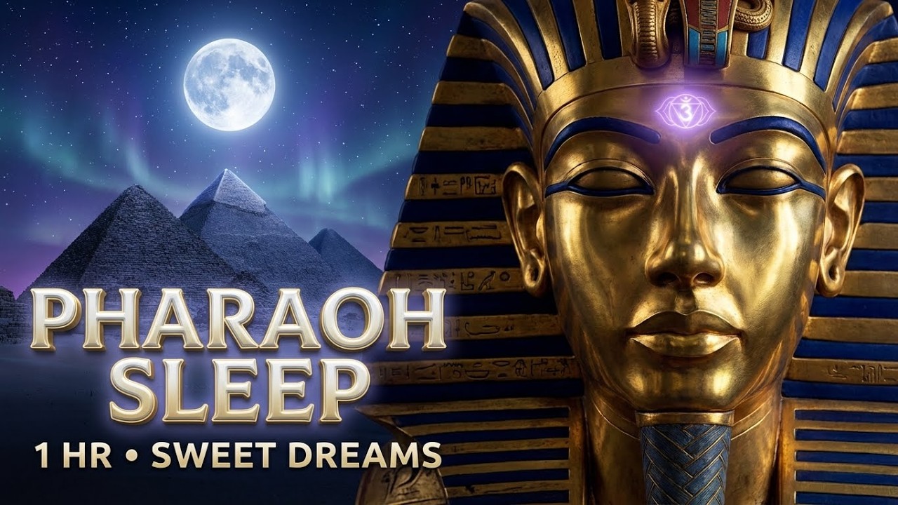 Ancient Egyptian Sleep Music 🌙 1 Hour Pharaoh's Dream Journey • Deep Sleep Meditation
