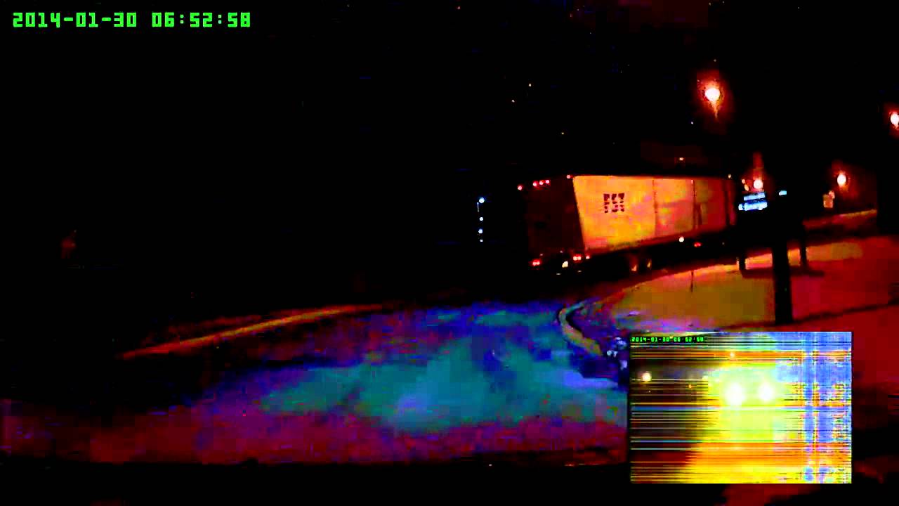 Dangerous idiot driver Portsmouth Ohio 20140130 Southern Ohio Medical