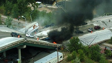 TOP 10 MASSIVE BRIDGE FAILURES CAUGHT ON CAMERA 😱