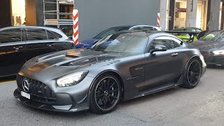 SUPERCARS in MILAN #18(Amg GT Black Series, Huracan STO, 720S, SF90 Spider, GT3RS, Amg GTR and more)