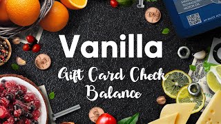How to check Balance a Vanilla Visa Gift Card