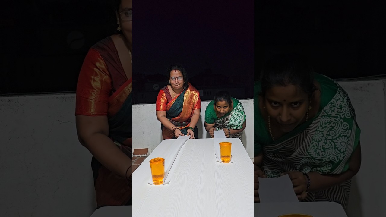 felling the paper challenge🤣