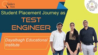 TEST ENGINEER || QSPIDERS NOIDA || PLACED STUDENT REVIEW