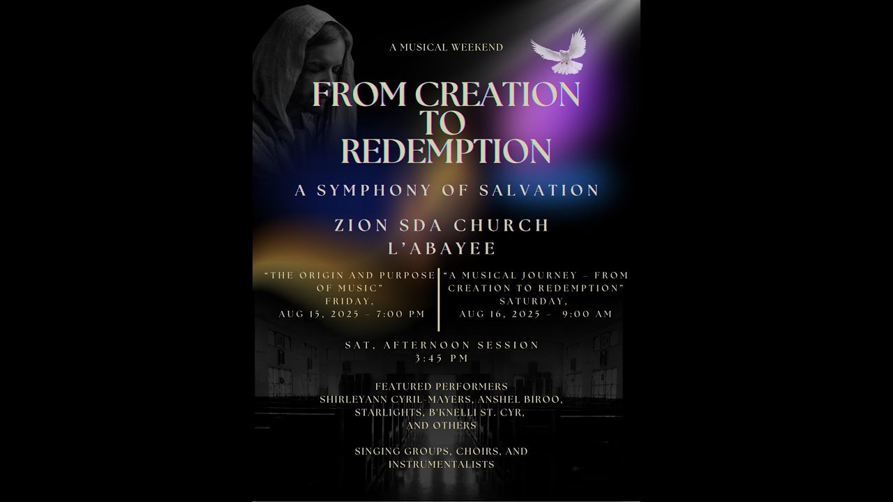 Zion SDA Church || A MUSICAL JOURNEY-FROM CREATON TO REDEMPTION ...
