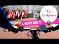 Foodpanda Delivery Rider - How much did I earn after 4 hours? // #DeliveredbyBernie