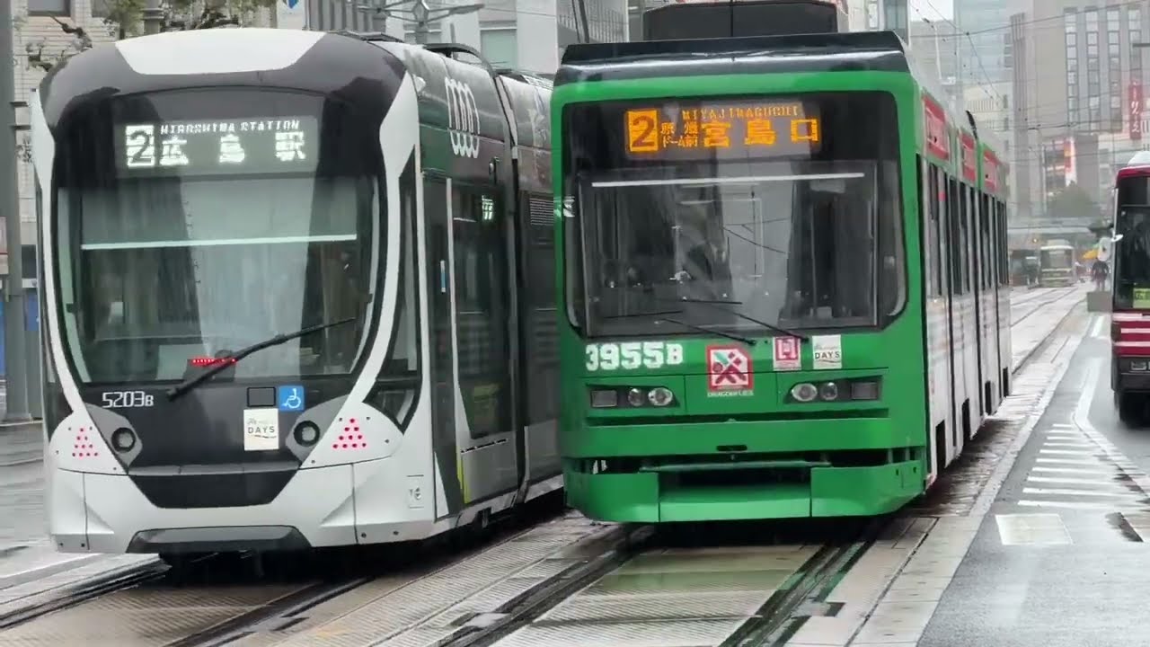 広島電鉄路面電車 2025.03.18 紙屋町東 - YouTube
