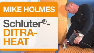 Comment installer un thermostat pour plancher chauffant électrique :  Schluter®-DITRA-HEAT-E-RSD 