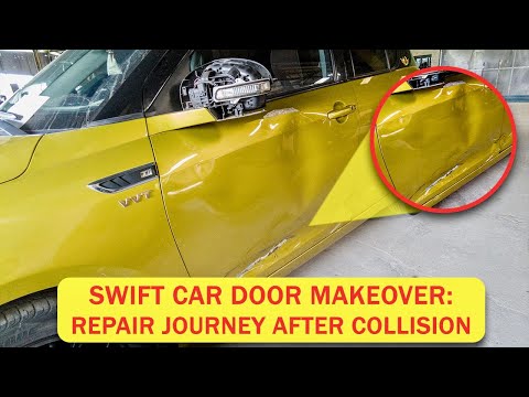 Suzuki Swift Car Door Makeover: Repair Journey After Collision