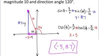 Section 8-2 Part B Vectors in the Coordinate Plane