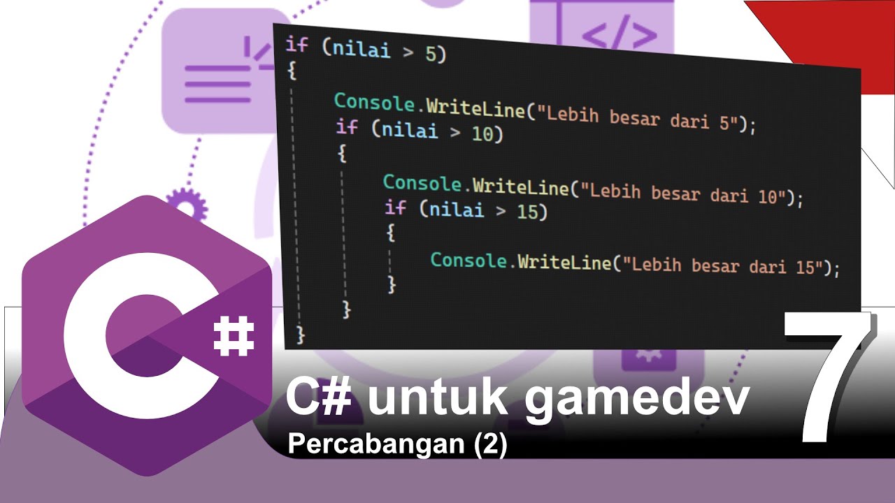 Basic C# for Unity 7 : Percabangan (2) - YouTube