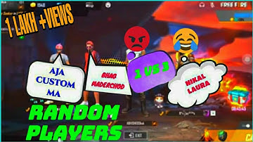 Random player call me Noob and I challange for Room1 VS 3|Garena Free fire|choubey gaming