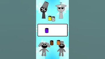 What is your IQ : Please help me pass the Color Challenge level 666 #sprunki #poppyplaytime