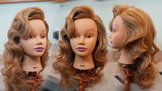 Retro Glam Waves Tutorial / Hair How to / How to do Hollywood Waves