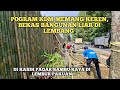 Pogram kdm memang keren, bekas bangunan liar di lembang di kasih pagar bambu kaya di lembur pakuan
