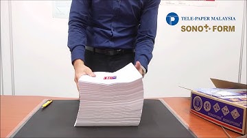 Tele-Paper: Low Dust Computer Form