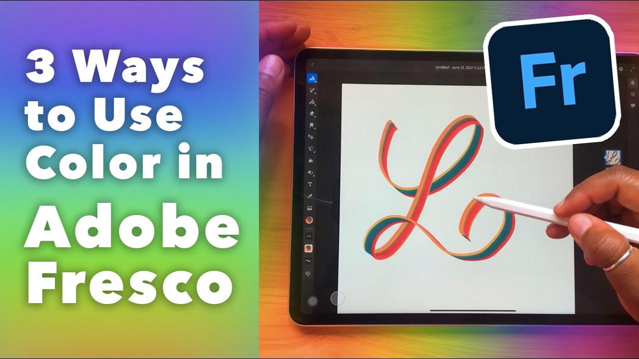 Coloring in Adobe Fresco 3 Tips & Tools YouTube
