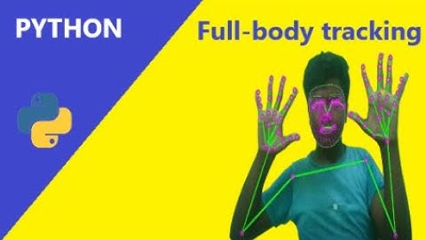 Full-body tracking using Python OpenCV  #jeevananthampcse