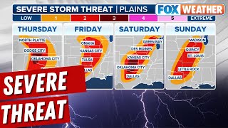 Tornado Alley Roars Back To Life As Damaging Wind, Hail, Tornadoes Possible For Central US