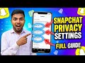 Snapchat Privacy Settings Full Guide 2026 | Snapchat Par Privacy Kaise Set Kare 