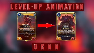 Ornn level-up animation | Legends of Runeterra