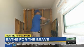 Contractors renovate bathroom for veteran