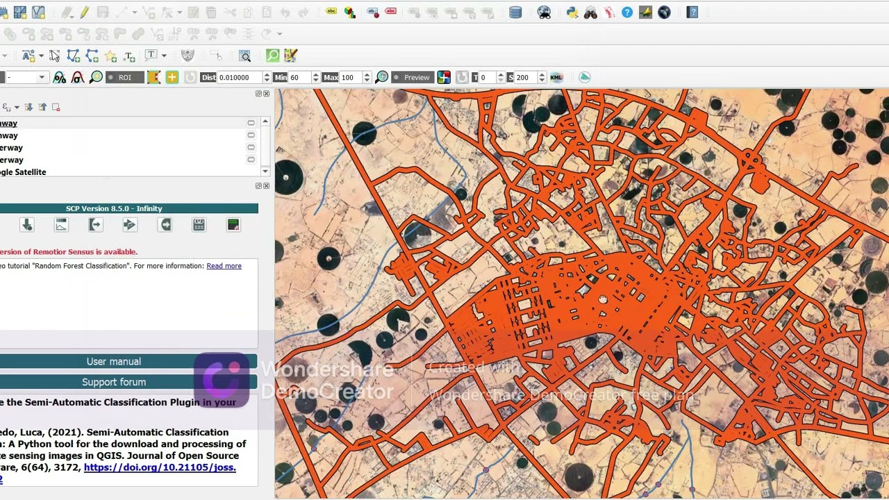طريقة تحميل بيانات الطرق والمسطحات المائية واستخدامات الأراضي من QGIS باستخدام أداة QuickOSM