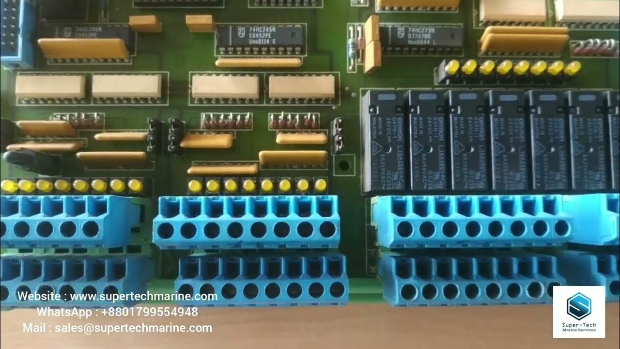 Rem 401 relais and eingabe modul relay and input module stn atlas