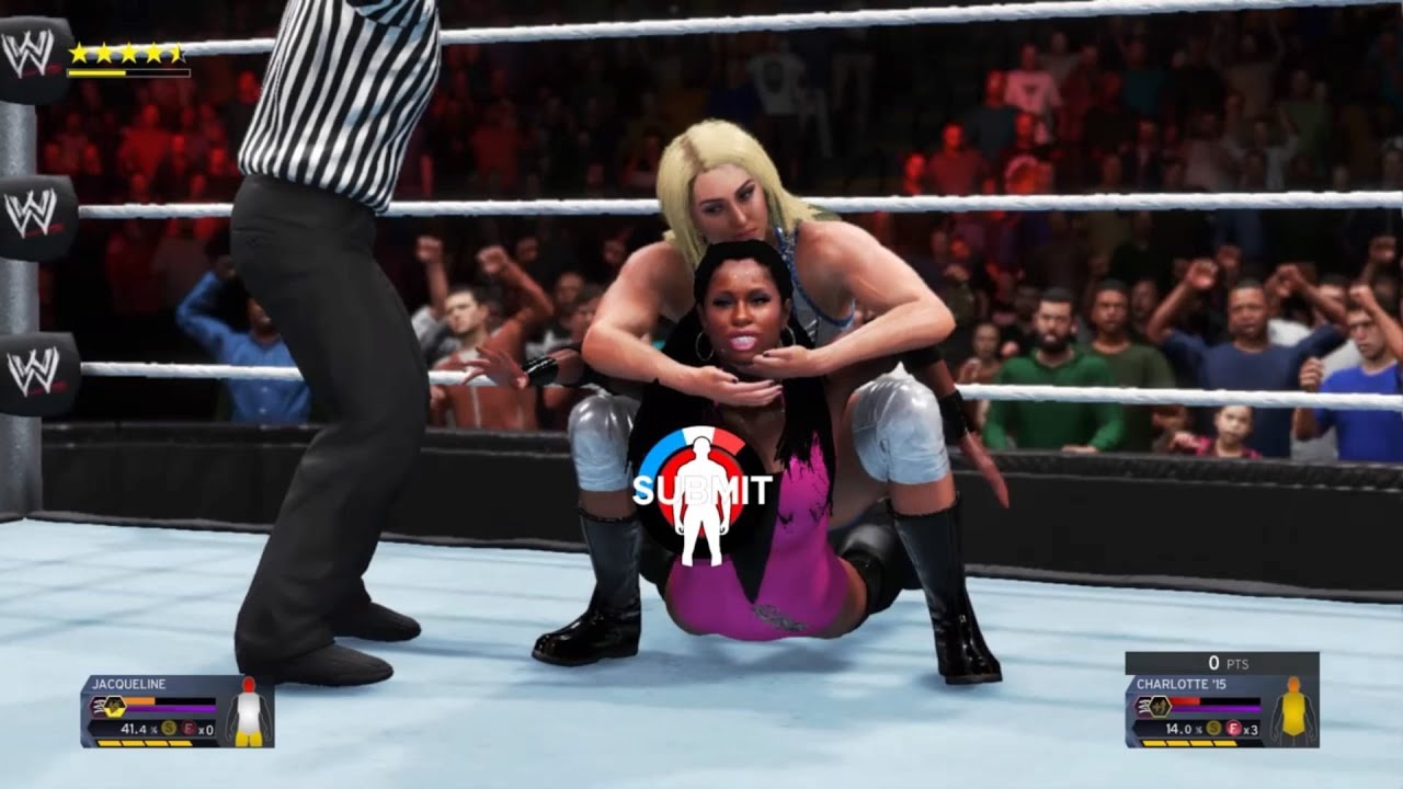 WWE 2K20 Gameplay - Jacqueline vs. Charlotte '15
