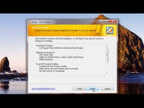 Hướng Dẫn download và cài đặt Foxit Reader 5 1