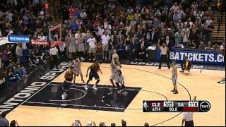 Kyrie Irving hits 2 incredible threes to force OT vs Spurs!! (03.12.2015)