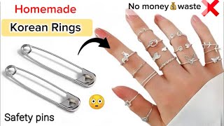 😱DIY Homemade cute love Rings/ how to make rings at home/DIY rings/ homemade rings/ best ring ever!