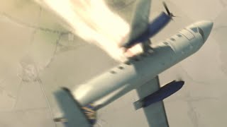 Continental Express Flight 2574 - Crash Animation