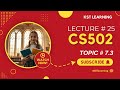 CS502 Short Lecture - 25 | VU Short Lecture | Analysis of Algorithm in (Urdu / Hindi)