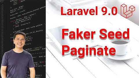 Laravel 9 Faker Seed Paginate [PLAB]