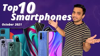 Top 10 Best Smartphones Under ₹15000  || October 2021 || Best Camera, Display, Processor, Battery