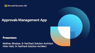 Approvals Management mobile app for Dynamics 365 Supply Chain Management | FastTrack Tech Talk