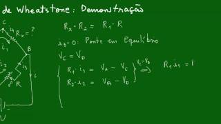 Resistores - Ponte de Wheatstone - Demonstração