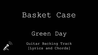 Video thumbnail of "Green Day - Basket Case - VOCALS - Guitar Backing Track [Lyrics and Chords / Cifra]"
