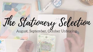 The Stationery Selection  October Box Review - the paper kind