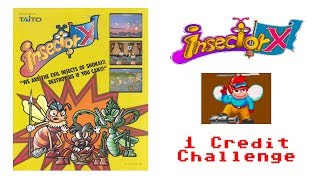 Insector X (Arcade) - 1 Credit Challenge