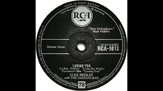 UK New Entry 1957 (152) Elvis Presley with The Jordanaires - Loving You