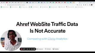 Ahrefs Website Traffic Data Analytics is Inaccurate: Comparing with Click Analytics 👀