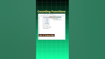 COUNT vs COUNTA vs COUNTBLANK in Excel 🔥 | Begrijp het echte verschil in 30 seconden